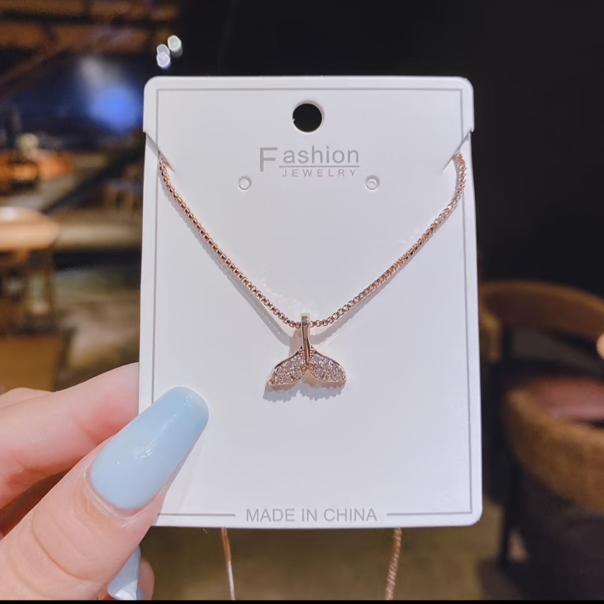 Women's Bohemian Ocean Mermaid Pendant Choker Necklace